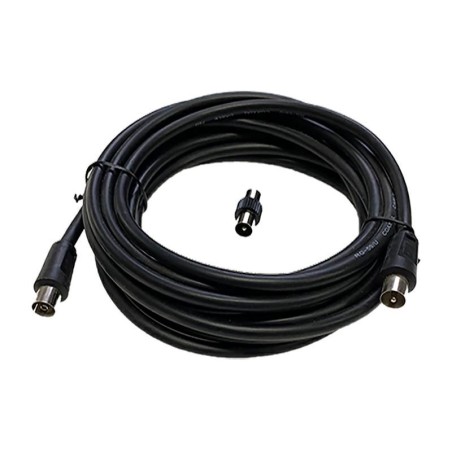 CAVO TV GBC 5 METRI DIAMETRO 9,5MM MASCHIO/FEMMINA NERO