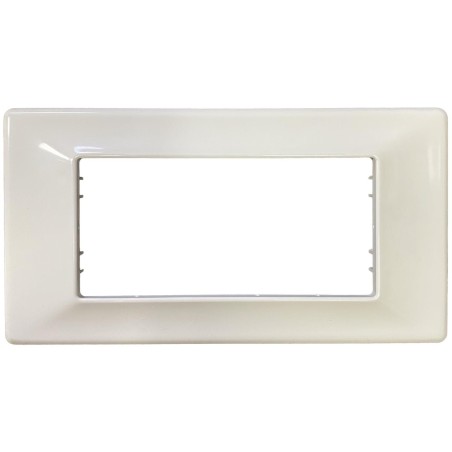 Placca ERGO 4 Moduli Bianca Abs LEGRAND 70307