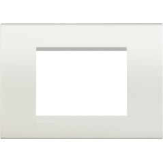 Livinglight placca 3 moduli quadra bianco BTICINO LNA4803BI