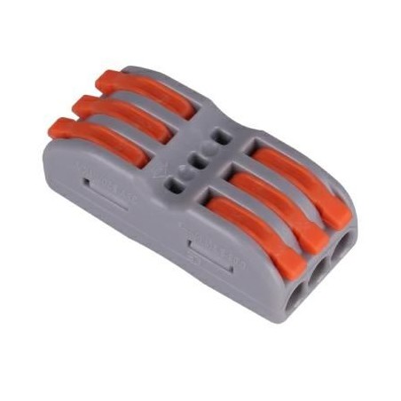 Connettore rapido passante 3 Poli 2,5mm2 Konelco GBC 30519103