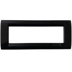 Placca Playbus 6 Moduli Nero Lacca GEWISS GW32056