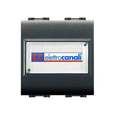 PULSANTE PORTANOME ANTRACITE MY LIFE ELETTROCANALI ECL4025