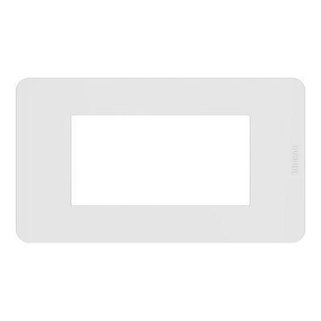 Placca 4 moduli bianca MatixGO BTICINO JA4804JW
