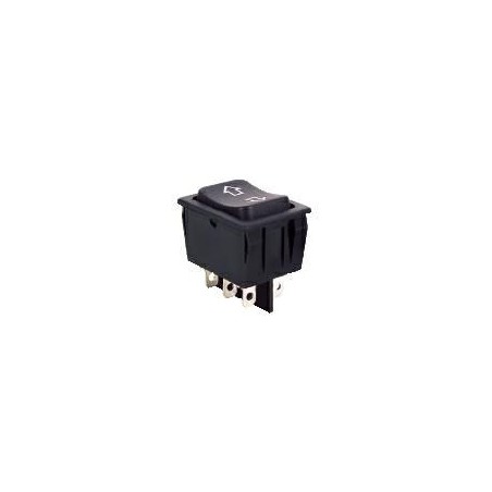 DEVIATORE A BILANCIERE NERO 12V ON-OFF-ON KONELCO GBC 24555000