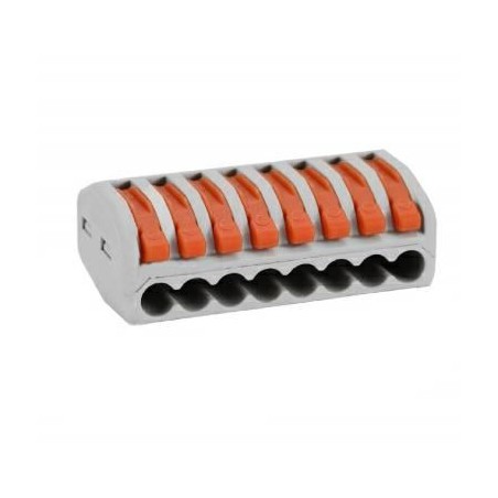 Connettore rapido passante 8 Poli 2,5mm2 Konelco GBC 30519008