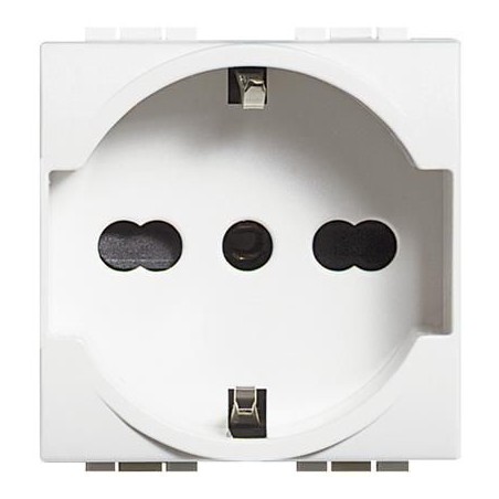 PRESA SCHUKO UNIVERSALE 10A/16A LIVINGLIGHT BTICINO N4140/16