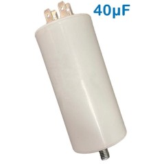 CONDENSATORE DI SPUNTO 450V 40UF TERMINALE FASTON