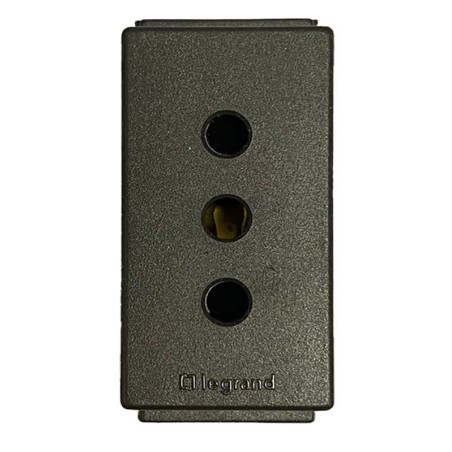 PRESA 2P+T LEGRAND ERGO 10A 250V 70050