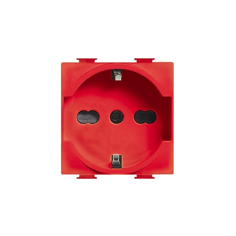 PRESA SCHUKO ROSSA MATIX MAGIC TT BTICINO A5440/16R PRESA SCHUKO ROSSA MATIX MAGIC TT BTICINO A5440/16R