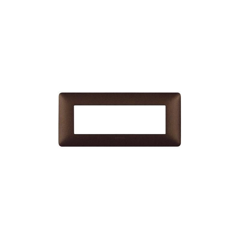 Placca Matix 6 Moduli Marrone Caffe BTICINO AM4806TGG