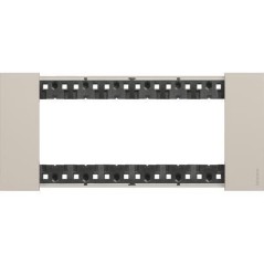 Placca Living Now 6 moduli colore Sabbia BTICINO KA4806KM