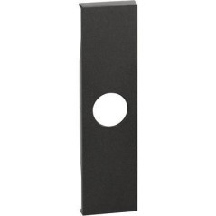 Cover Living Now per presa TV e falso polo Nero BTICINO KG08