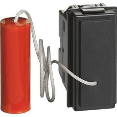 Pulsante a tirante Living Now 1P 10A colore nero BTICINO KG4033