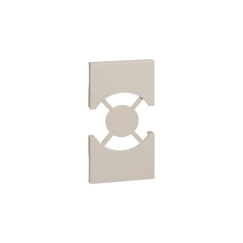 Cover Living Now per Presa Schuko 2 Moduli Sabbia BTICINO KM03