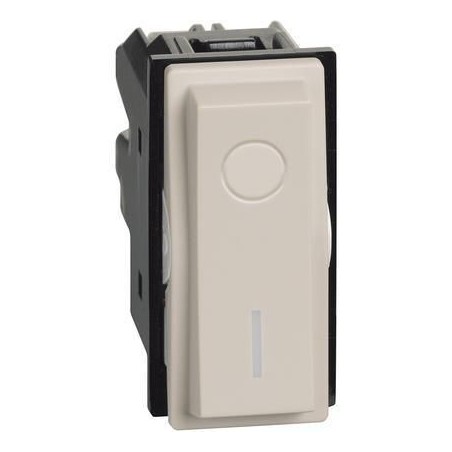 Interruttore bipolare Living Now 2P 16A colore sabbia BTICINO KM4002