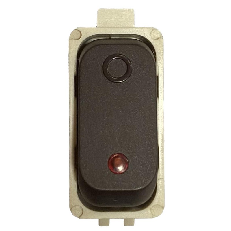 INTERRUTTORE BIPOLARE LUMINOSO MARRONE GL 2000 LEGRAND 65116