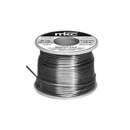 Stagno in rocchetto 60/40 1,0mm 100gr MELCHIONI 495237891