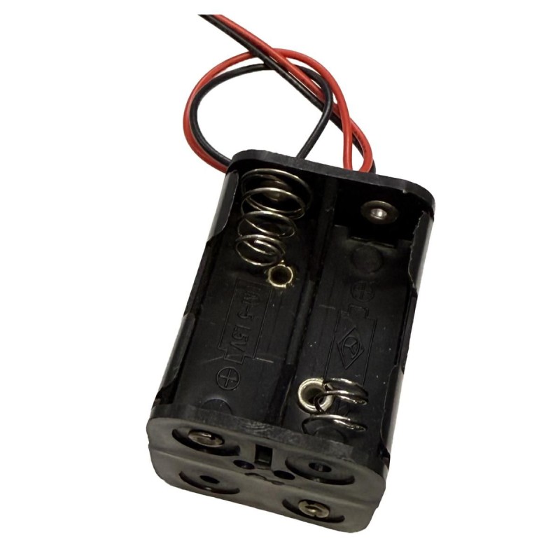 PORTAPILE PER 4 MN9100 N/LR1 CON FILI MELCHIONI 433329213 PORTAPILE PER 4 MN9100 N/LR1 CON FILI MELCHIONI 433329213