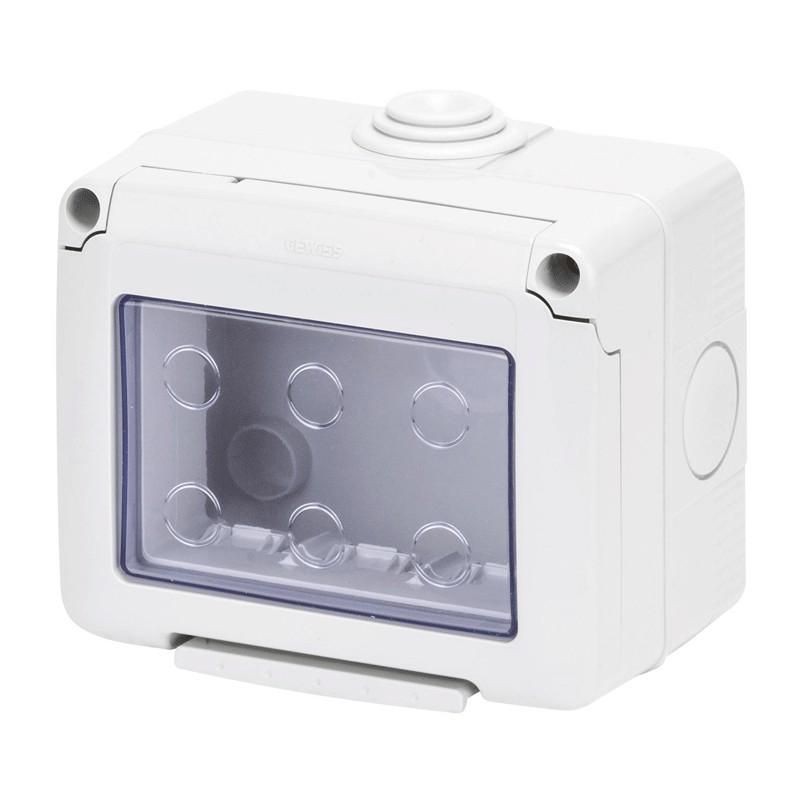 Contenitore per apparecchi System stagno 3 posti IP55 GEWISS GW27043
