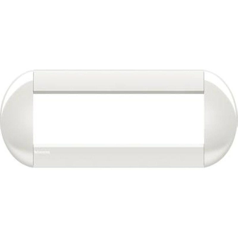 Livinglight Placca Tonda 7 Moduli Colore Bianco BTICINO LNB4807BI Livinglight Placca Tonda 7 Moduli Colore Bianco BTICINO LNB4807BI
