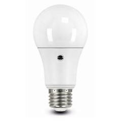 LAMPADINA GOCCIA LED 10W 4000K DOPPIO SENSORE PIR ATTACCO E27 DURALAMP A6075-SR