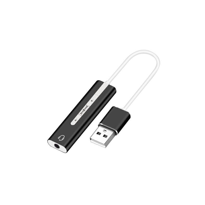 ADATTATORE AUDIO DA JACK 3.5MM A USB KONELCO GBC 59880205 ADATTATORE AUDIO DA JACK 3.5MM A USB KONELCO GBC 59880205