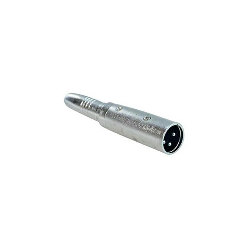 Adattatore microfonico xlr da spina 3 poli a presa jack 6,3 mono KONELCO GBC 30564600 Adattatore microfonico xlr da spina 3 poli a presa jack 6,3 mono KONELCO GBC 30564600