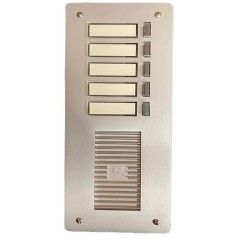 PULSANTIERA IN ALLUMINIO ANODIZZATO URMET 7701/5