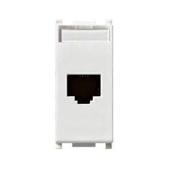 Presa Plana dati RJ45 CAT6 UTP colore bianco VIMAR 14339.6