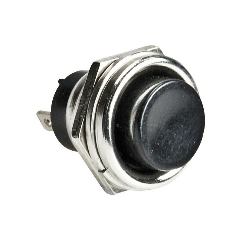 Pulsante Nero 3A 125Vac N.A. LIFE 34.00915