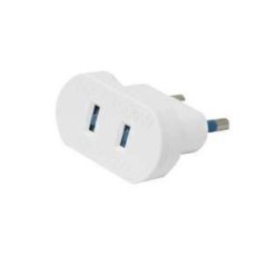 Adattatore Spina Europea 2P Presa Americana ECOVA 30186