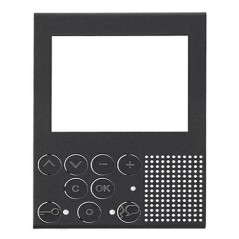 MOSTRINA FRONTALE FINITURA ANTRACITE PER VIDEO DISPLAY LIVINGLIGHT / LIVINGLIGHT AIR BTICINO 344412 MOSTRINA FRONTALE FINITURA ANTRACITE PER VIDEO DISPLAY LIVINGLIGHT / LIVINGLIGHT AIR BTICINO 344412