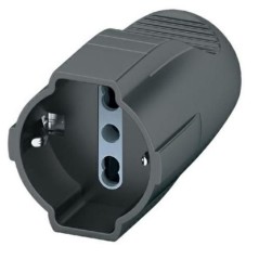 Presa volante universale tedesco italiano e bipasso antracite BTICINO S2676TGE Presa volante universale tedesco italiano e bipasso antracite BTICINO S2676TGE