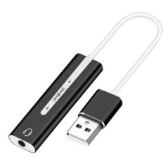 ADATTATORE AUDIO DA JACK 3.5MM A USB KONELCO GBC 59880205