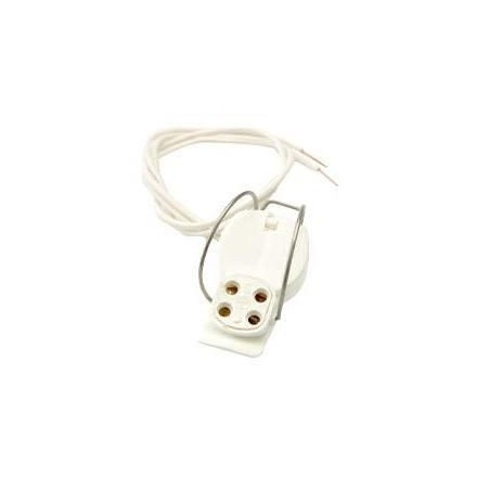 Portalampada per Lampade Fluorescenti G10Q con Portastarter FAI 9224