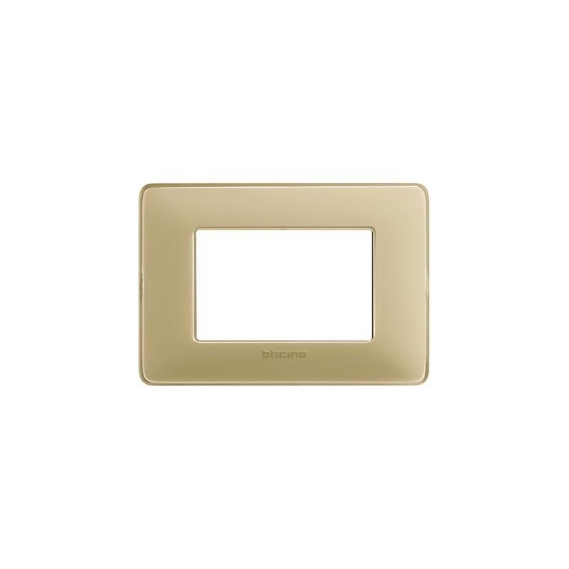 Placca Matix 3 Moduli Avorio BTICINO AM4803CAV Placca Matix 3 Moduli Avorio BTICINO AM4803CAV