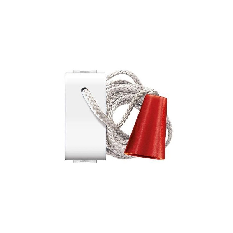 PULSANTE UNIPOLARE A TIRANTE MY LIFE ELETTROCANALI ECL4024WH PULSANTE UNIPOLARE A TIRANTE MY LIFE ELETTROCANALI ECL4024WH