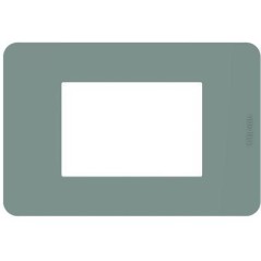 Placca Tones 3 moduli Agave MatixGO BTICINO JA4803TA