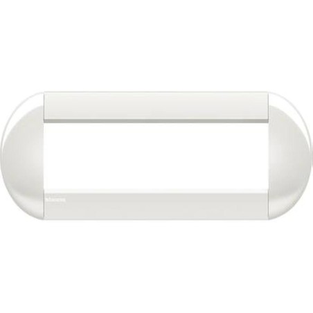 Livinglight Placca Tonda 7 Moduli Colore Bianco BTICINO LNB4807BI