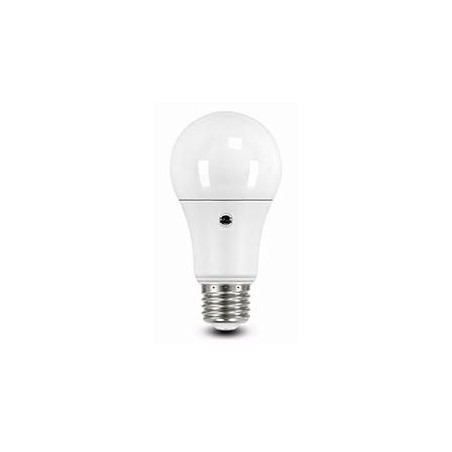 LAMPADINA GOCCIA LED 10W 4000K DOPPIO SENSORE PIR ATTACCO E27 DURALAMP A6075-SR