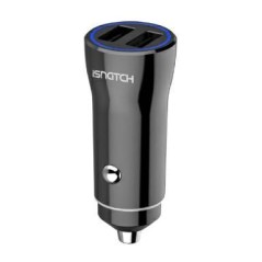 Alimentatore da auto 2 USB 4,8A 24W Nero KONELCO GBC 59180621