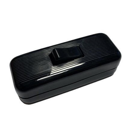 Interruttore Passafilo 2A Nero