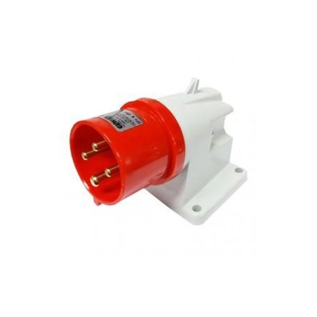 Spina fissa da parete 3P+T 16A IP44 rossa 380V GEWISS GW60408