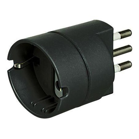 Adattatore presa tedesca spina 10A Grigio BTICINO S3623GE