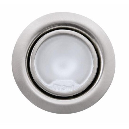 Faretto da incasso Inox 12/24V attacco G4 con vetro protettivo LAMPO F20LVINSL