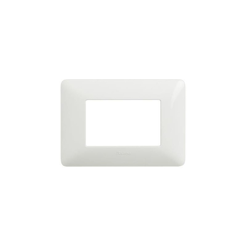 Placca Matix 3 moduli bianca BTICINO AM4803BBN Placca Matix 3 moduli bianca BTICINO AM4803BBN
