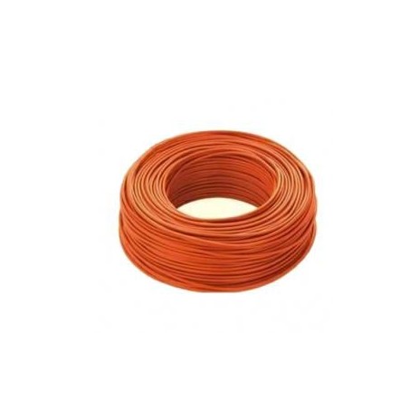CAVO UNIPOLARE FLESSIBILE 4MM ARANCIO FS17 100MT