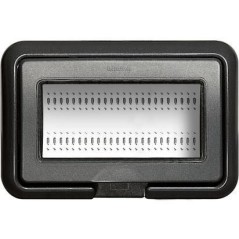 Placca Stagno IP55 Grigio Living 4 Mod BTICINO 24604L