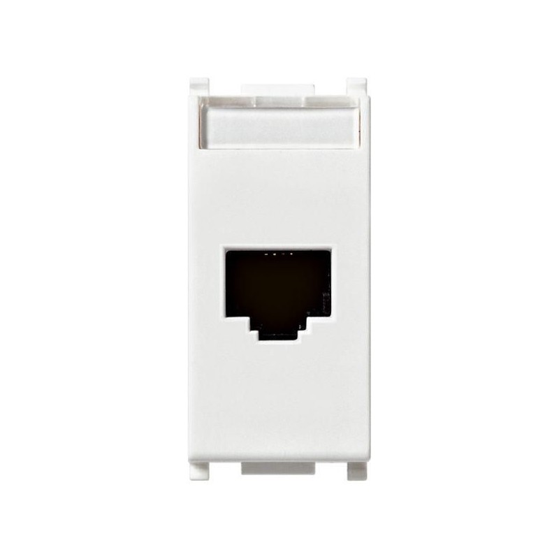 Presa RJ45 NetSafe CAT 5E UTP colore bianco Arkè VIMAR 19338.9.B Presa RJ45 NetSafe CAT 5E UTP colore bianco Arkè VIMAR 19338.9.B
