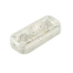 Interruttore Bipolare Passafilo Trasparente FAI 2190/TR